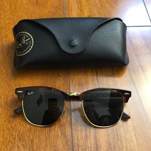 Ray-ban Clubmaster sunglasses, Tortoise
